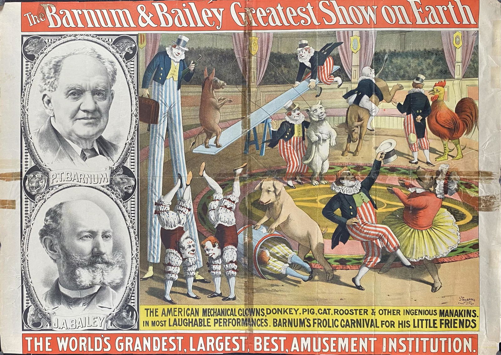 BARNUM & BAILEY CIRCUS POSTER (1 of 1)