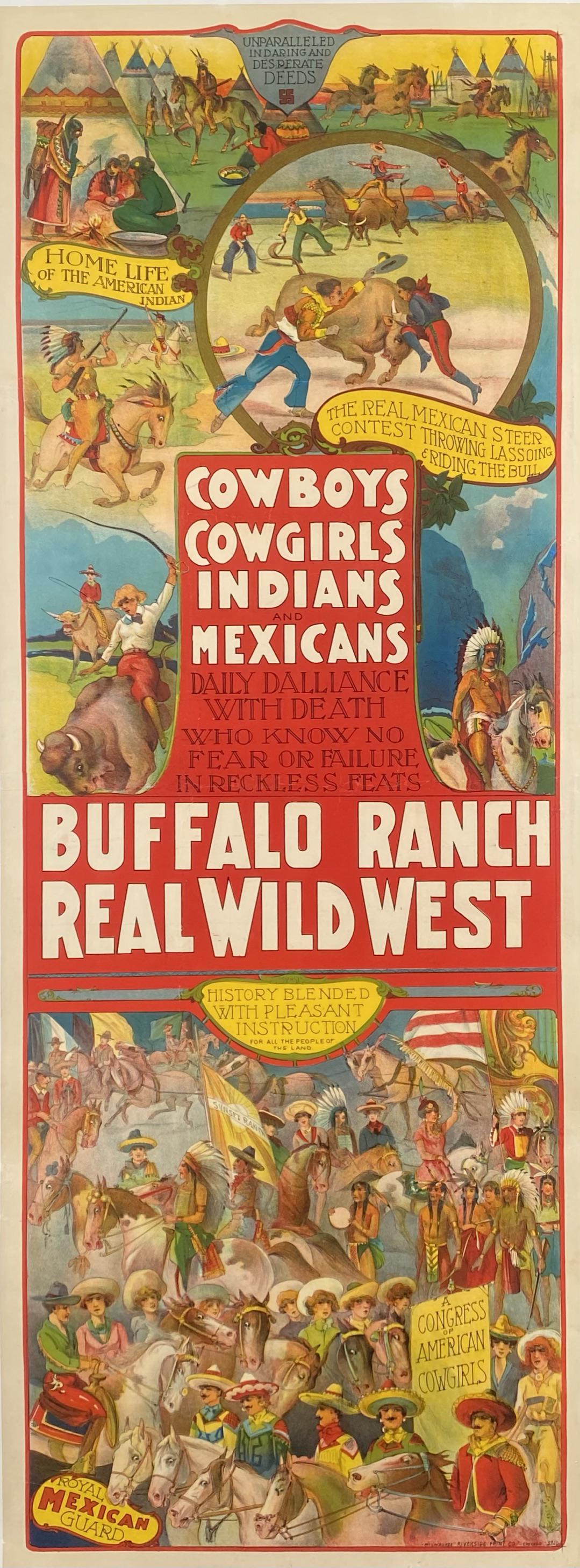 BUFFALO RANCH REAL WILD WEST POSTER (1 of 1)