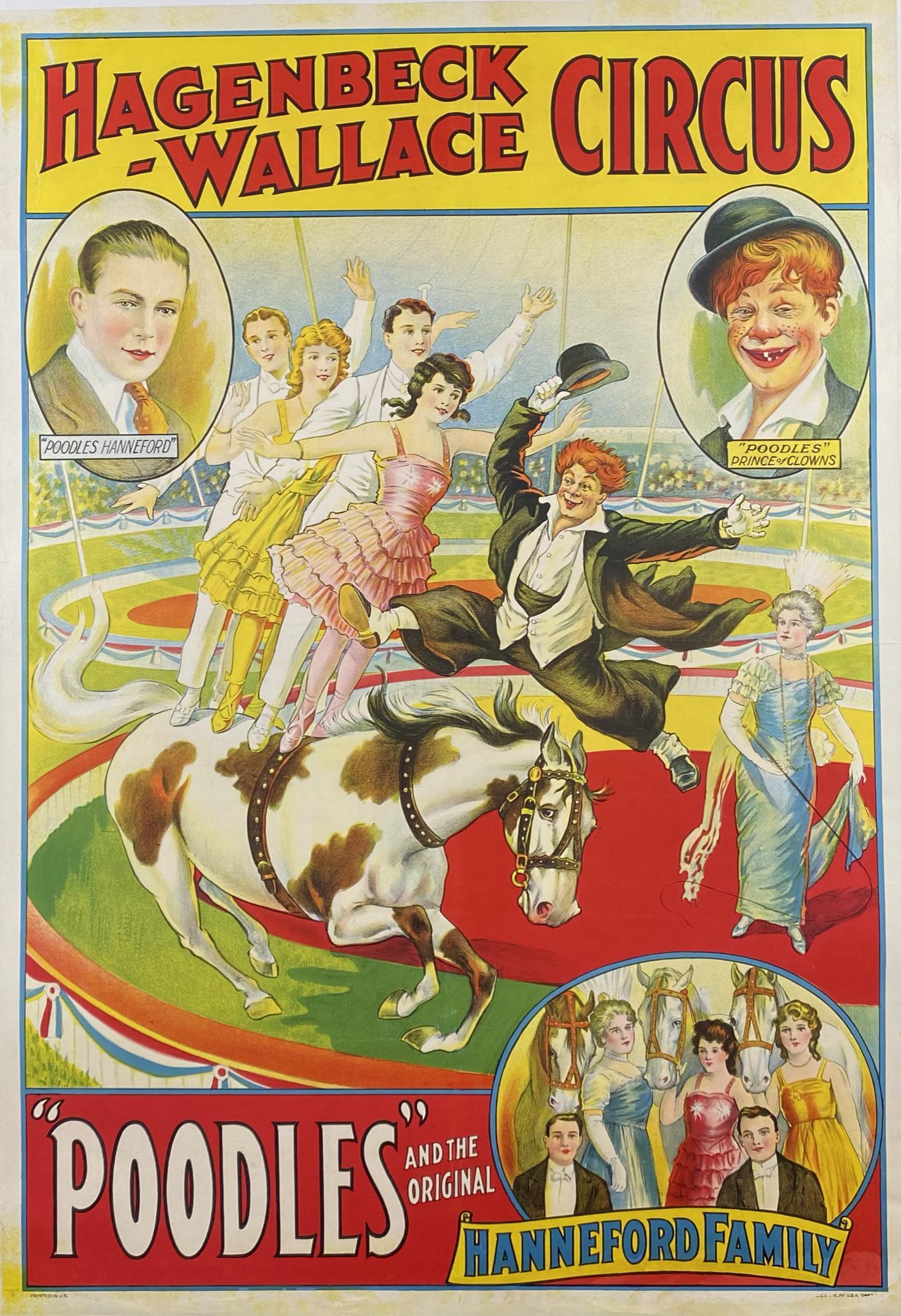 HAGENBECK-WALLACE CIRCUS POSTER (1 of 1)