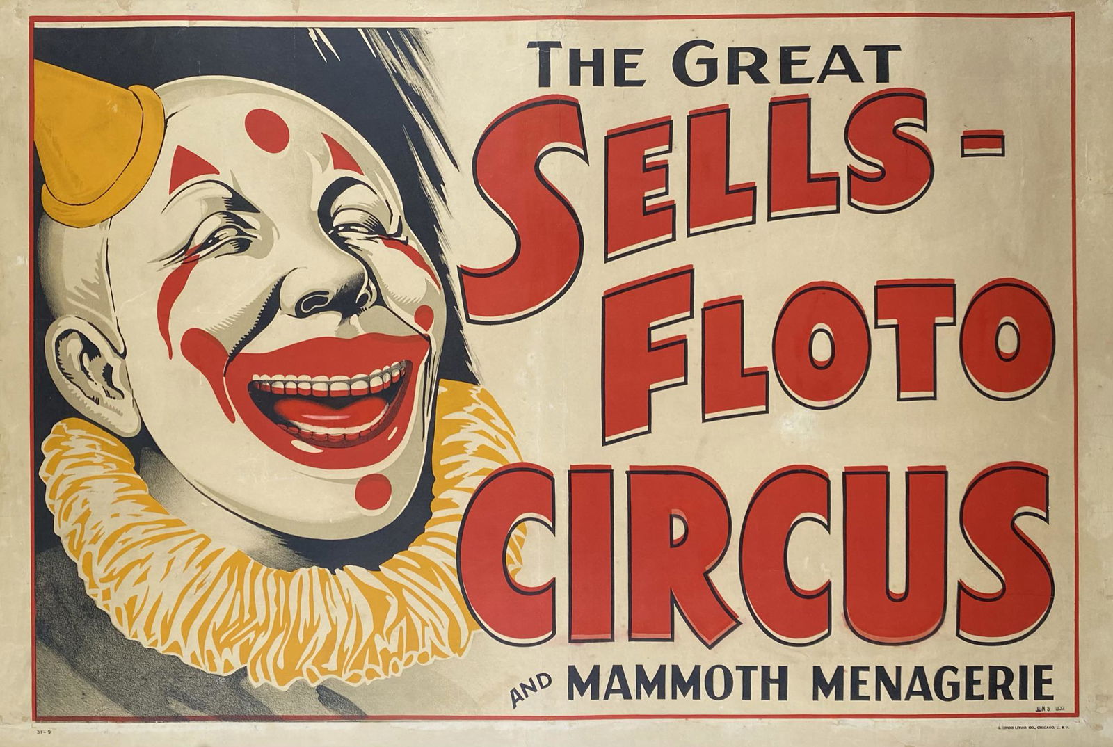 SELLS-FLOTO CIRCUS POSTER (1 of 1)