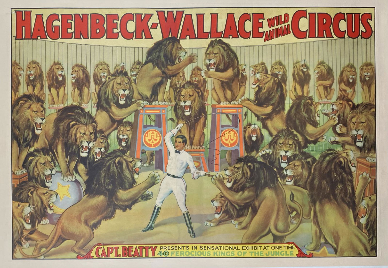 HAGENBECK-WALLACE CIRCUS POSTER (1 of 1)