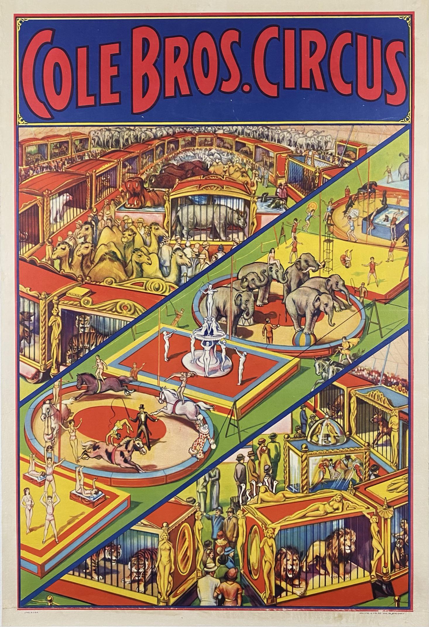 COLE BROS. CIRCUS POSTER (1 of 1)