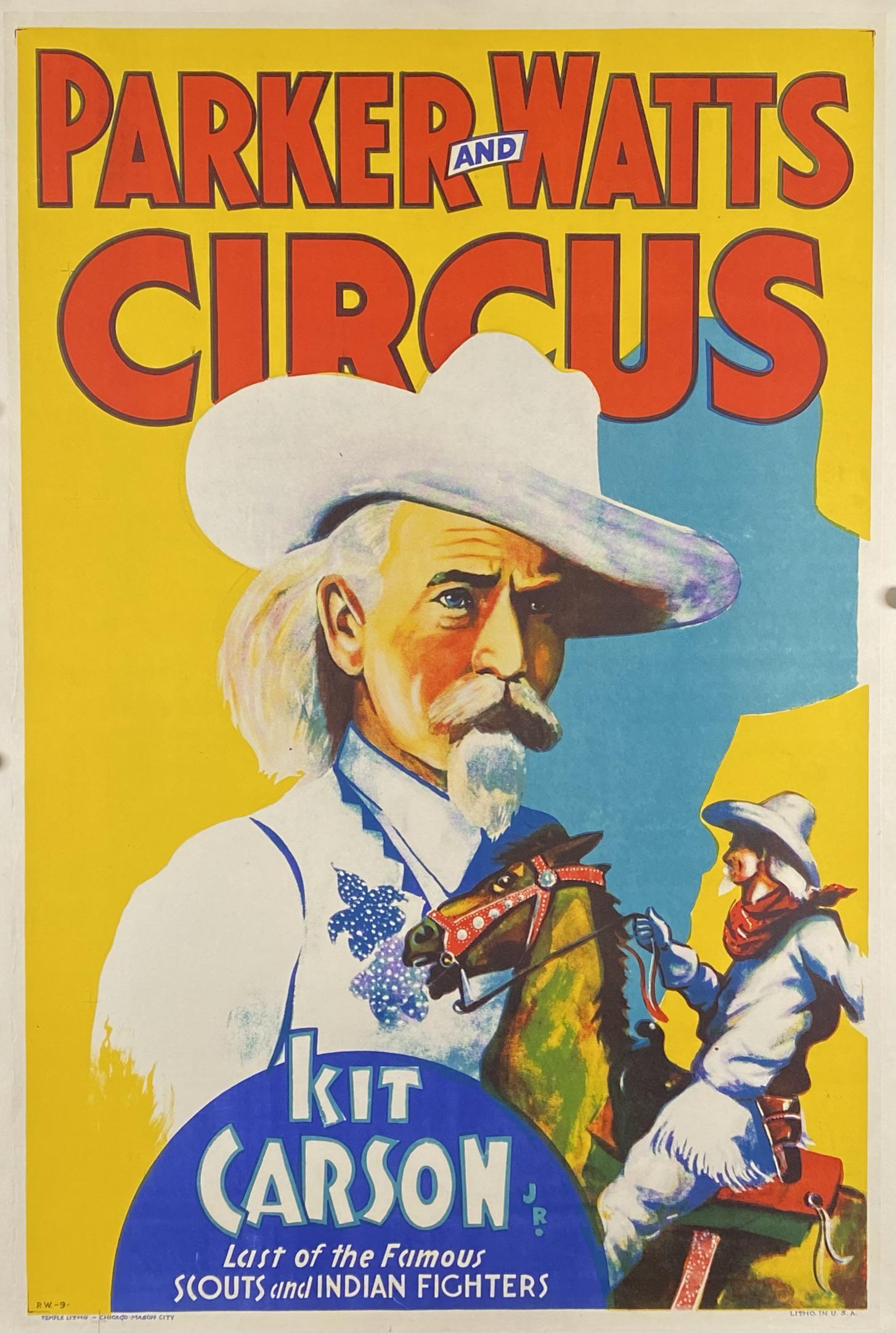 PARKER AND WATTS CIRCUS POSTER (1 of 1)
