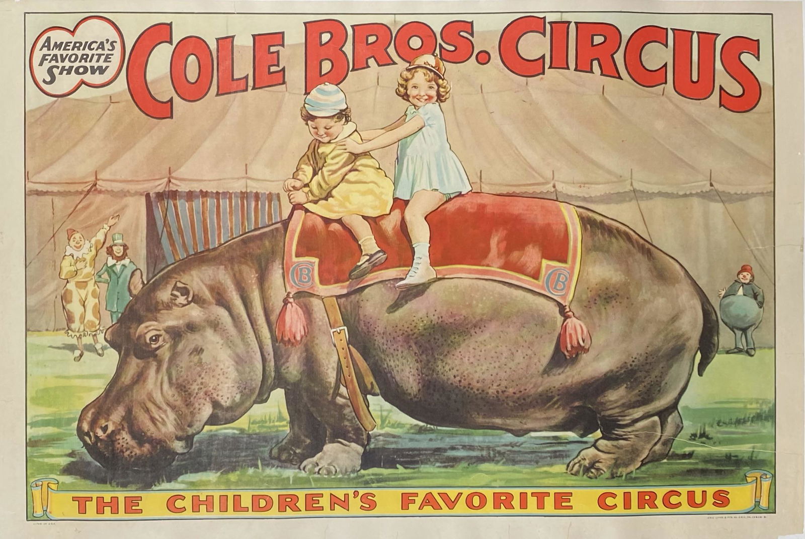 COLE BROS. CIRCUS POSTER (1 of 1)