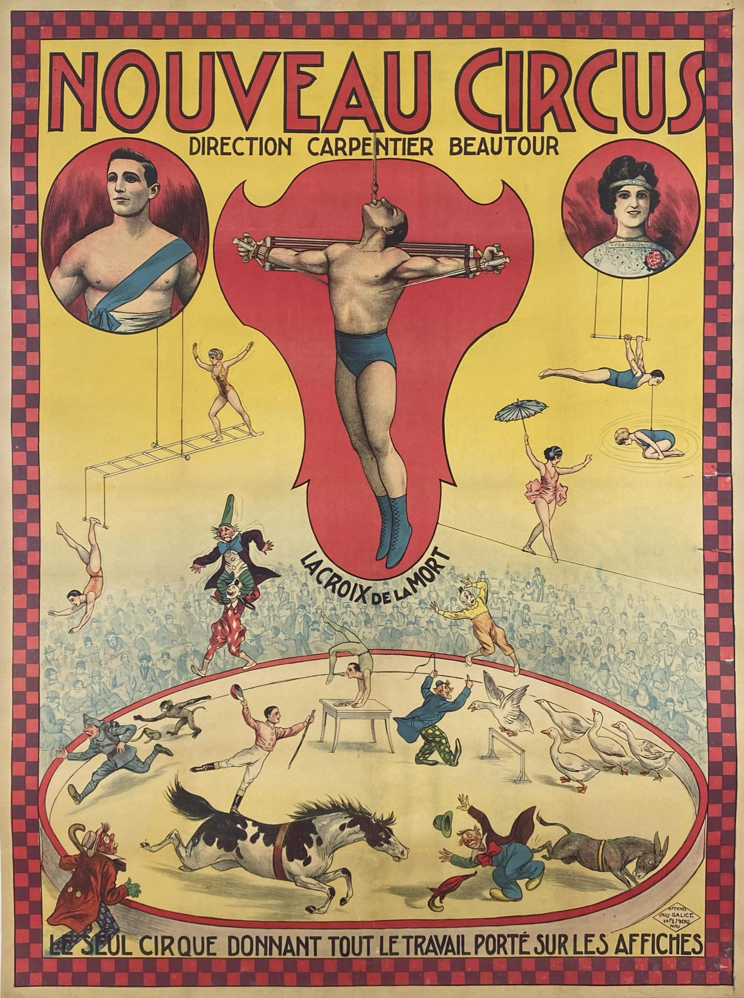 NOUVEAU CIRCUS POSTER (1 of 1)