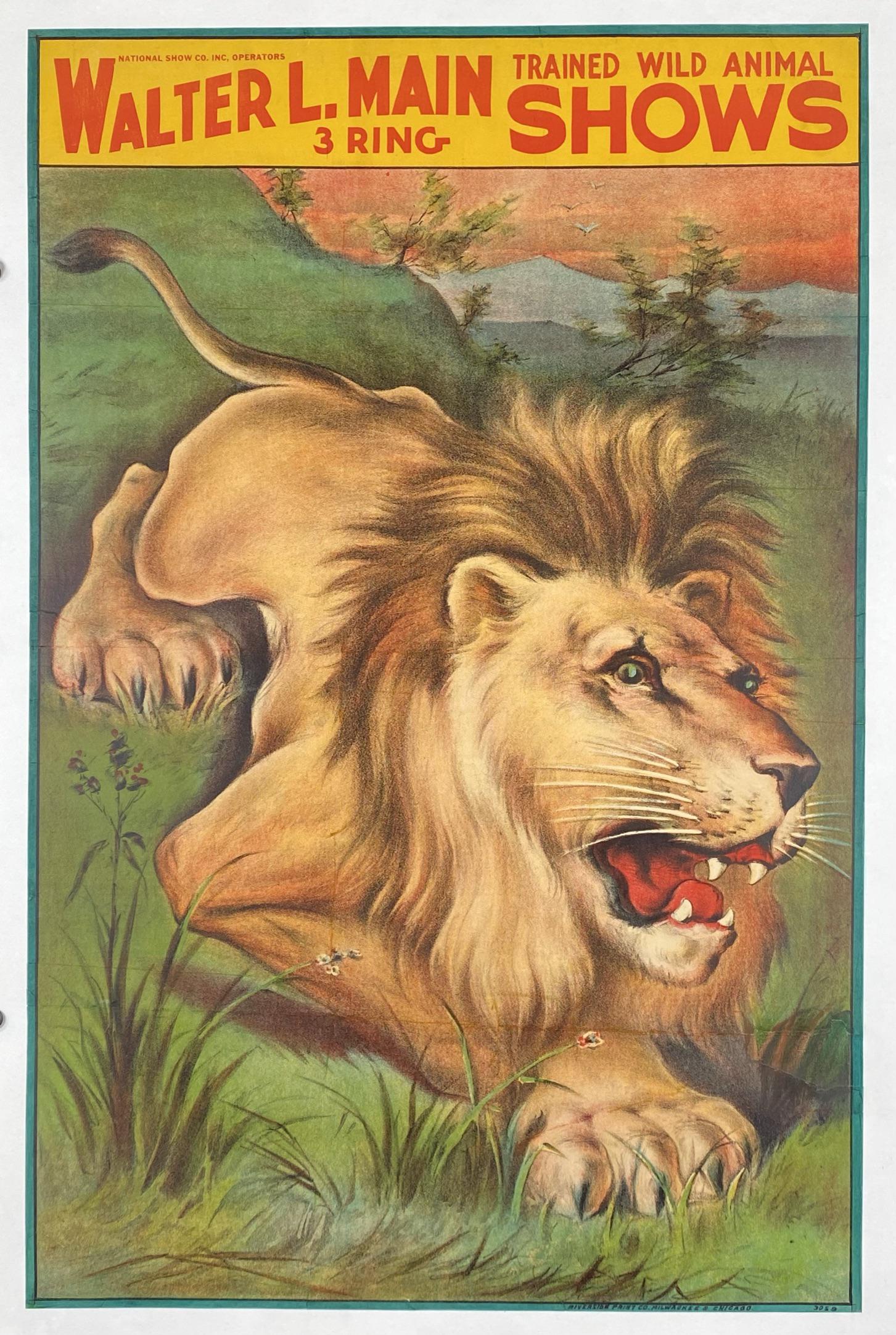 WALTER L. MAIN CIRCUS POSTER (1 of 1)