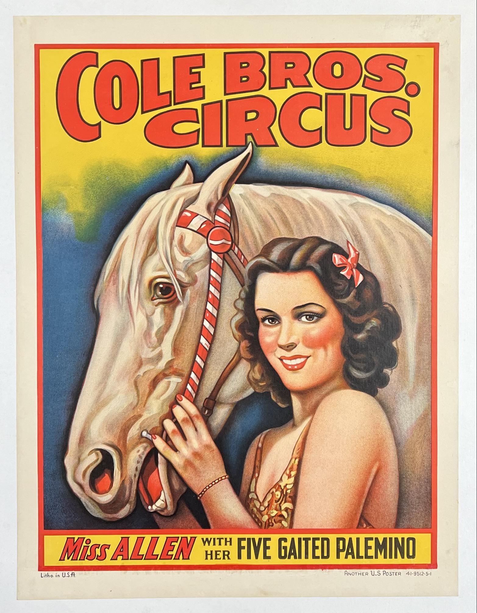 COLE BROS. CIRCUS POSTER (1 of 1)