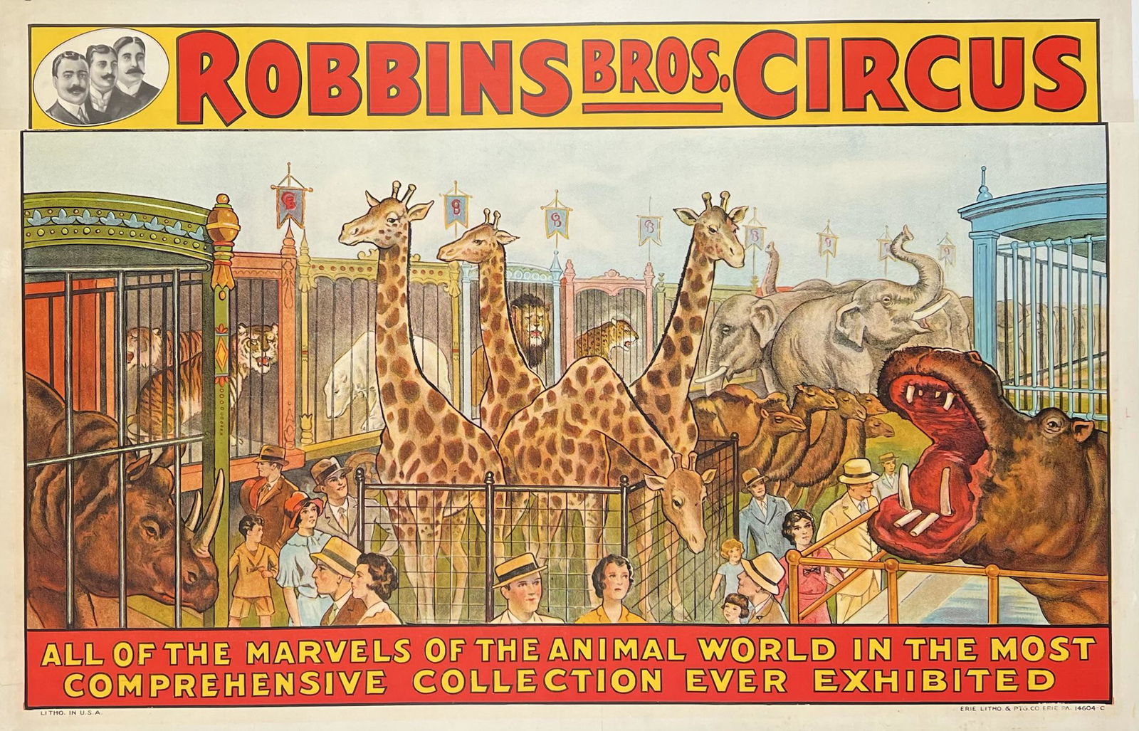 ROBBINS BROS. CIRCUS POSTER (1 of 1)