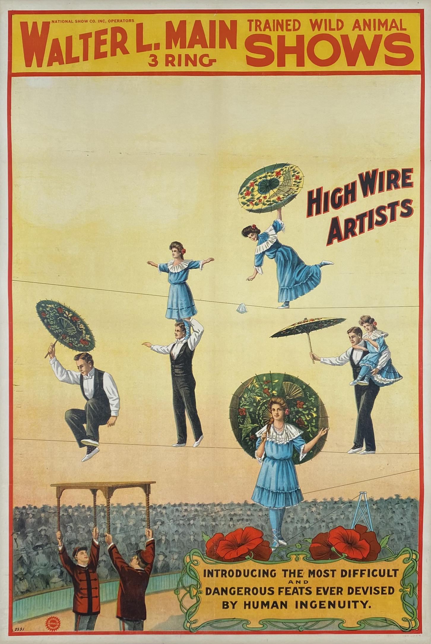 WALTER L. MAIN CIRCUS POSTER (1 of 1)