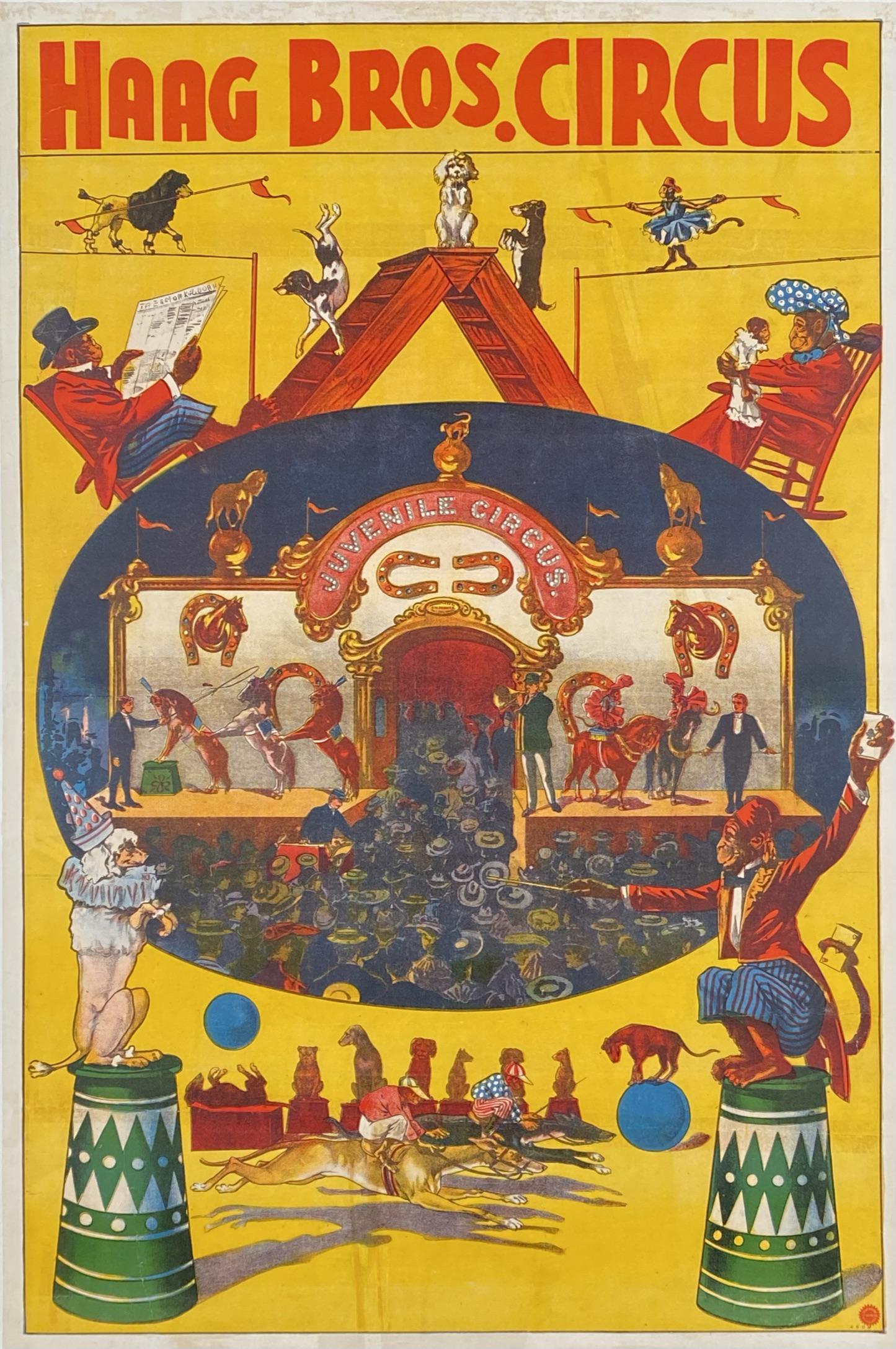 HAAG BROS. CIRCUS POSTER (1 of 1)