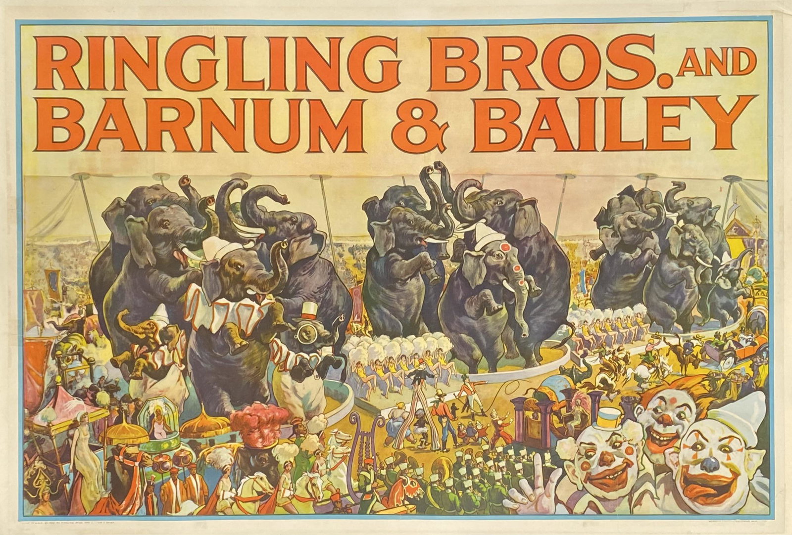 RINGLING BROS. AND BARNUM & BAILEY CIRCUS POSTER (1 of 1)