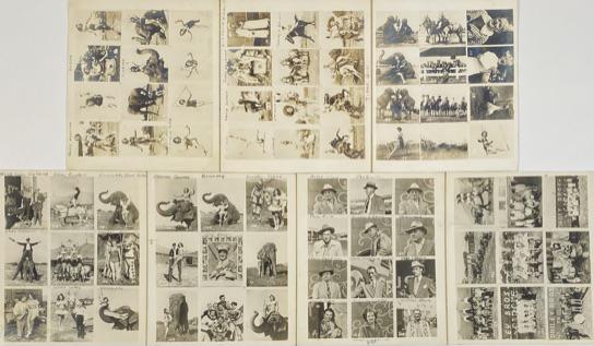 H.A. ATWELL PHOTO PANELS OF DAILEY BROS. CIRCUS (1 of 1)