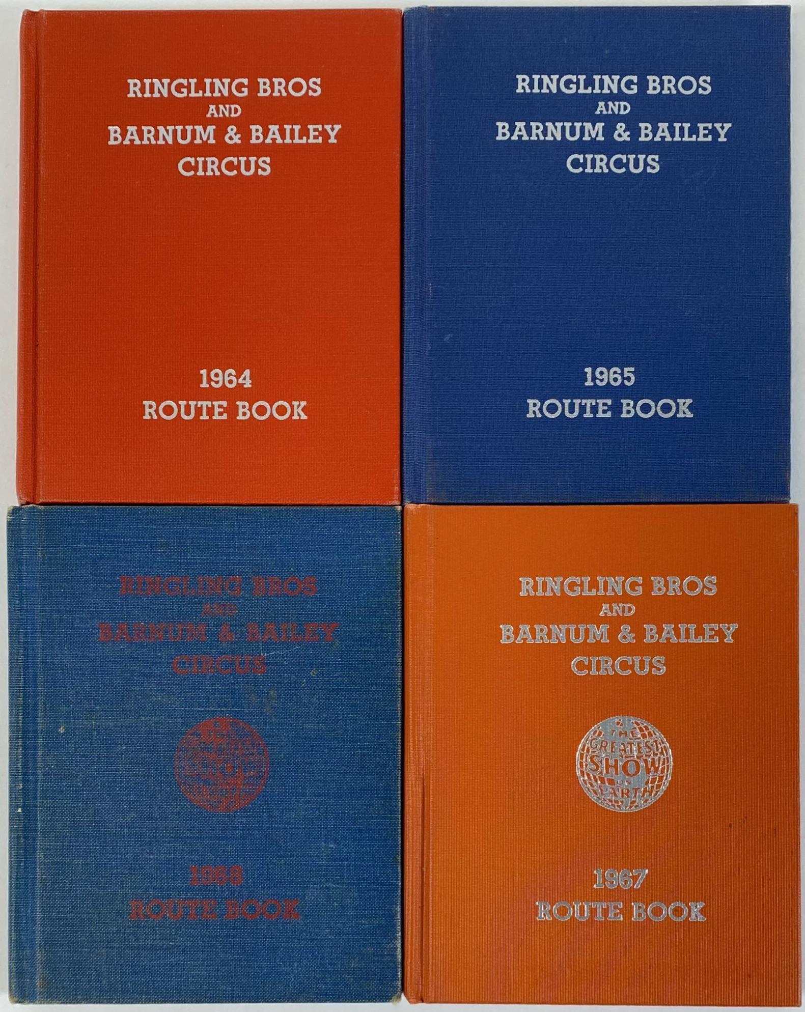 RINGLING BROS. BARNUM & BAILEY ROUTE BOOKS (1 of 1)