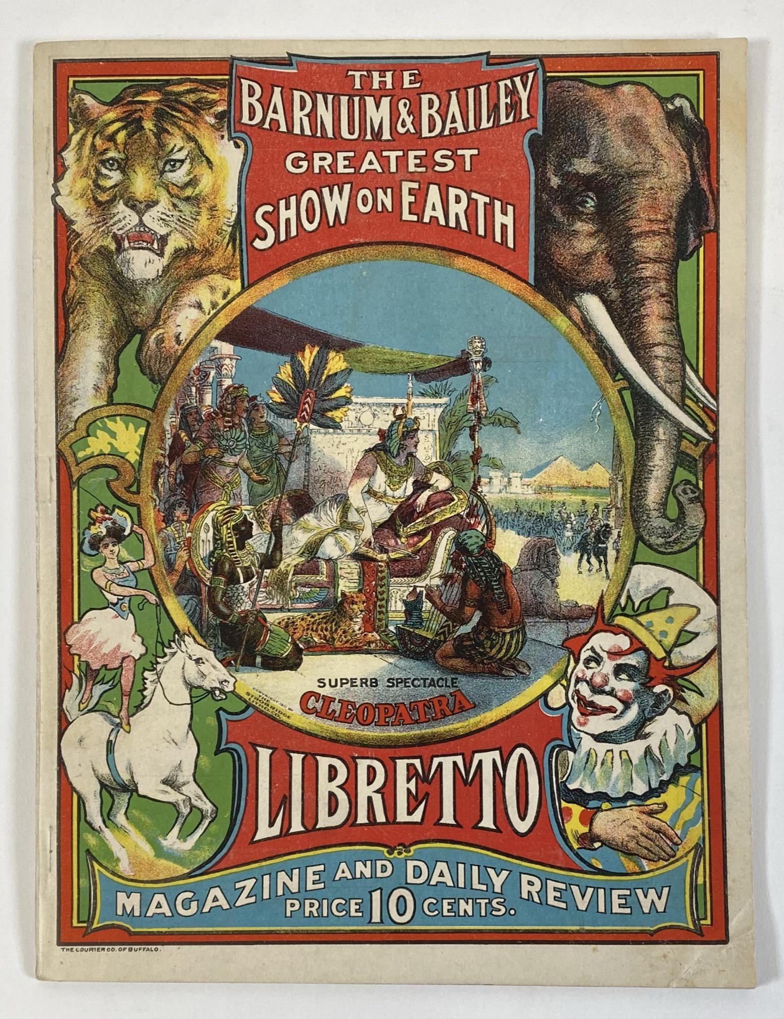 1912 BARNUM & BAILEY CIRCUS MAGAZINE (1 of 1)