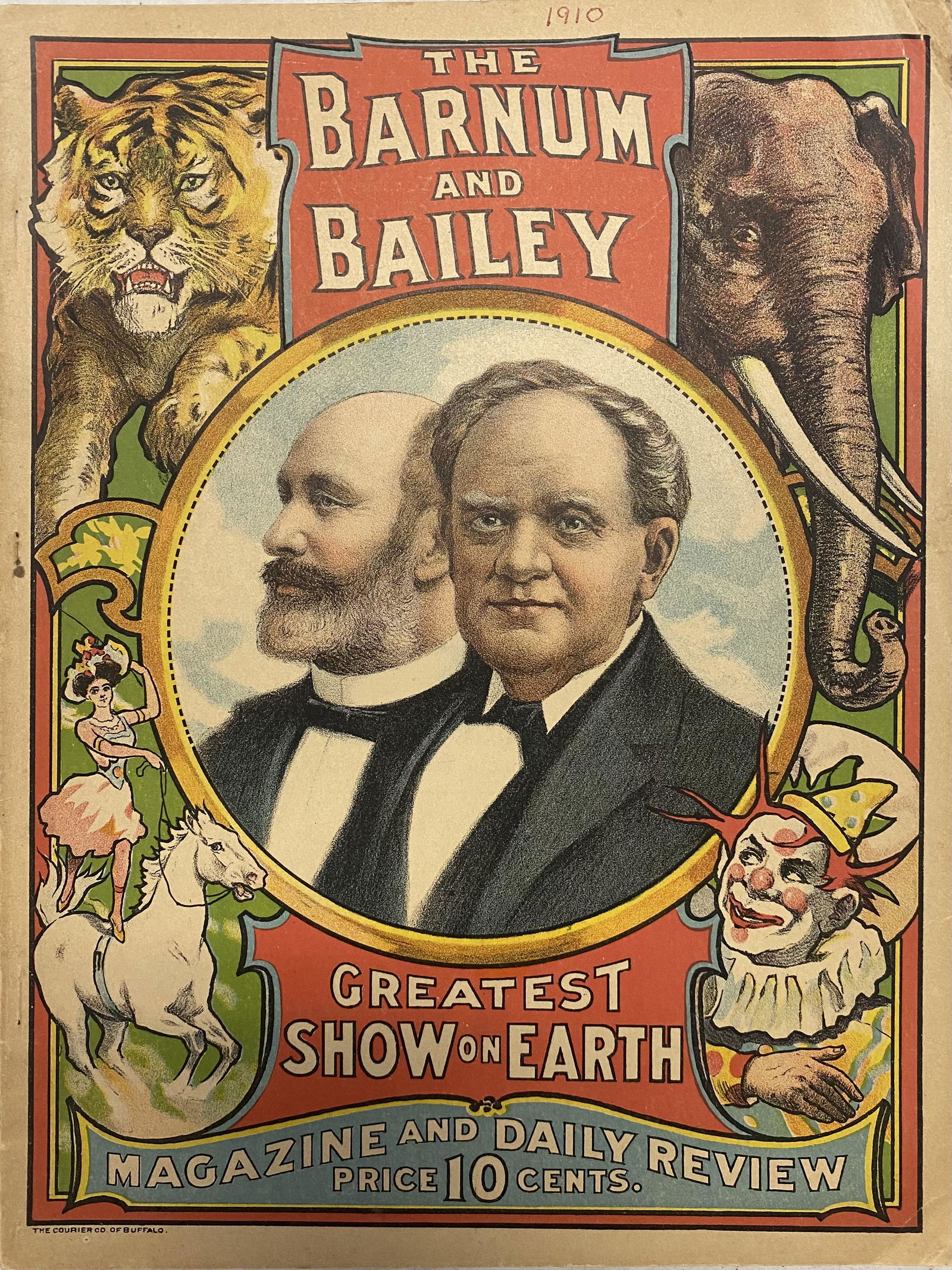 1910 BARNUM & BAILEY CIRCUS MAGAZINE (1 of 1)
