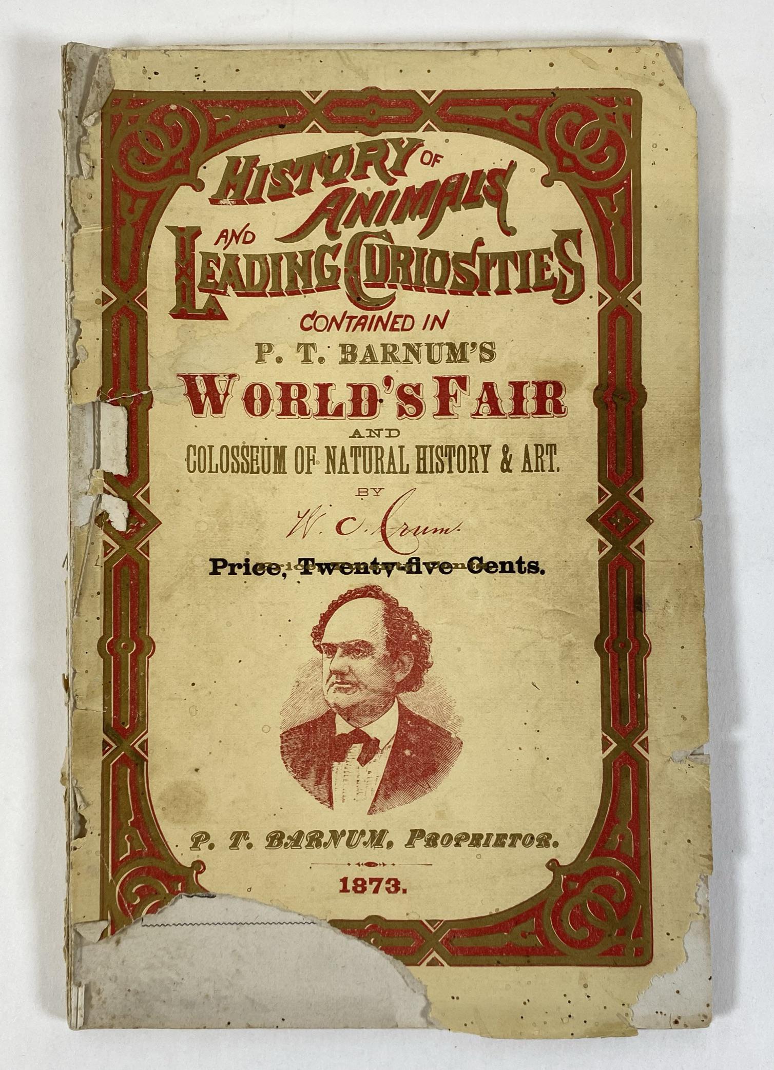 1873 BARNUM & BAILEY CIRCUS BOOKLET (1 of 1)