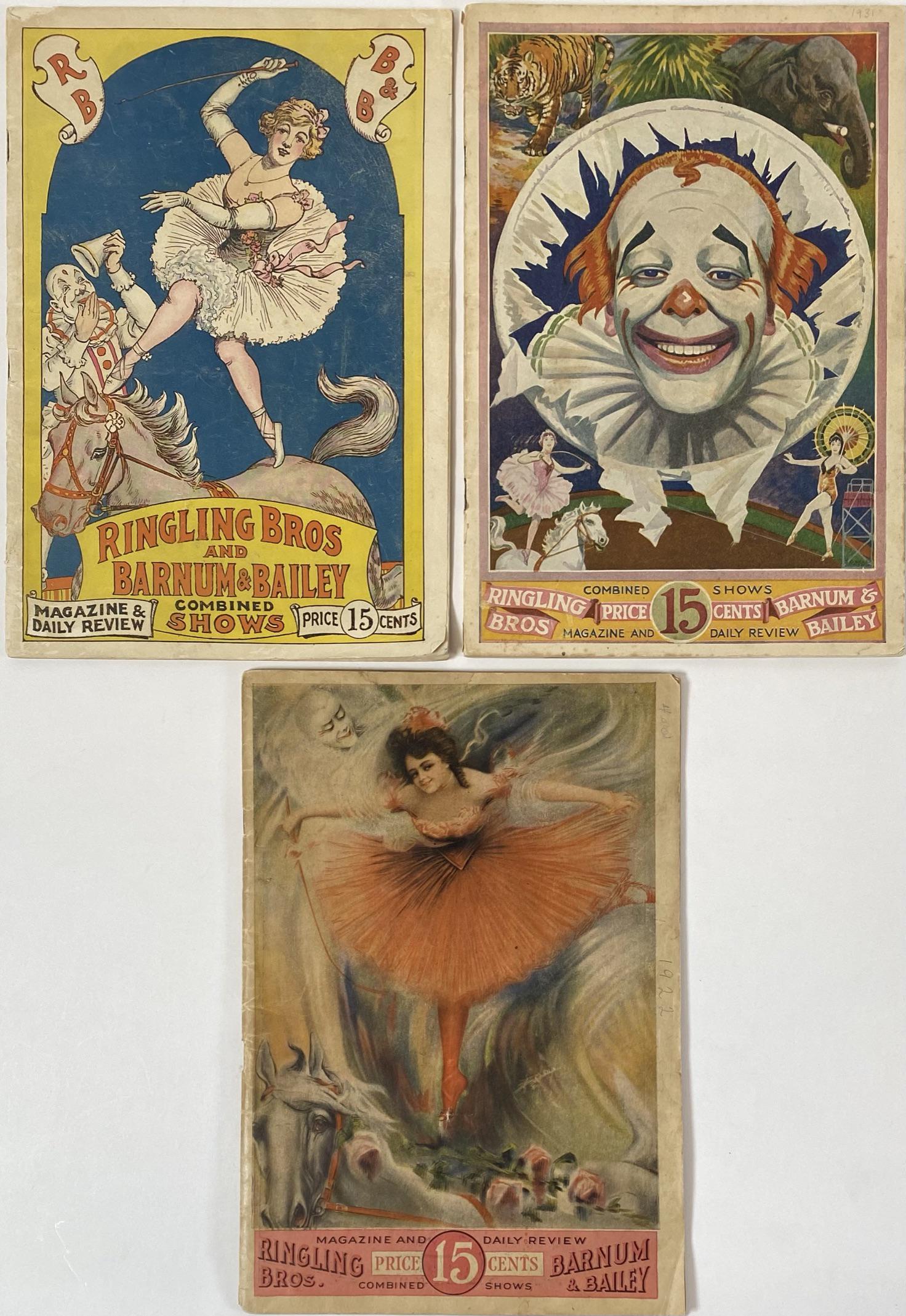 RINGLING BROS. BARNUM BAILEY CIRCUS PROGRAMS (1 of 1)