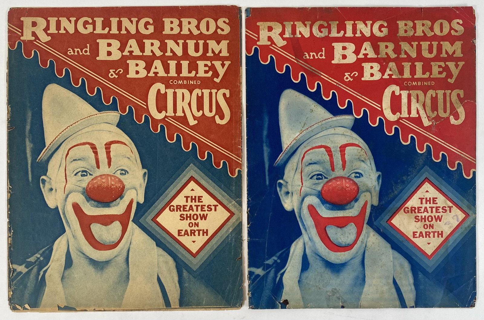 1937 RINGLING BROS. BARNUM & BAILEY CIRCUS COURIERS (1 of 2)