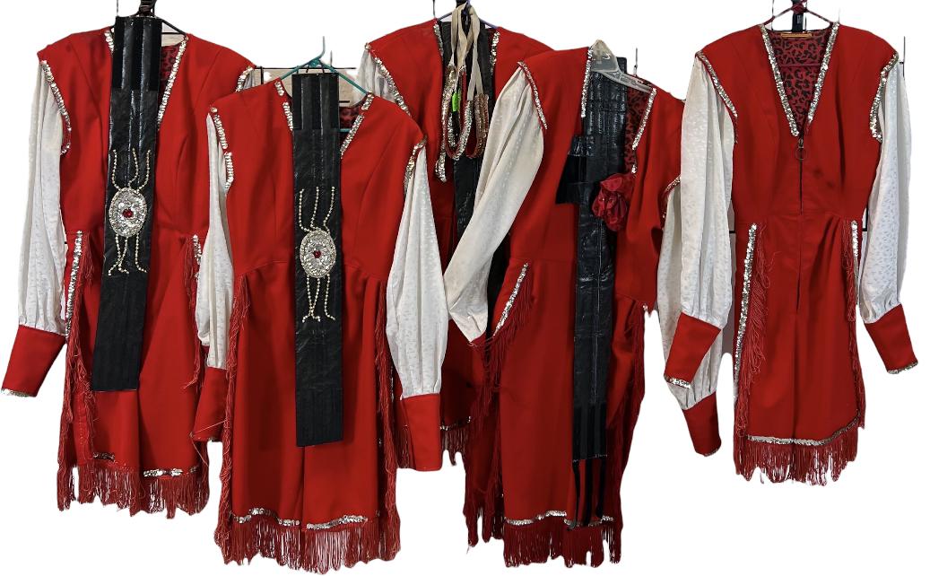 NORDMARK CIRCUS GOUCHOS WARDROBE: JOANNE WILSON COLLECTION. ONE AS WORN BY KIM SUE VALLA.
