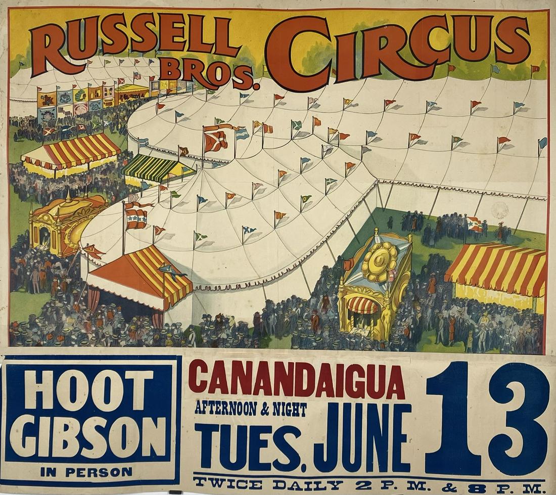 RUSSELL BROS. CIRCUS POSTER (1 of 1)
