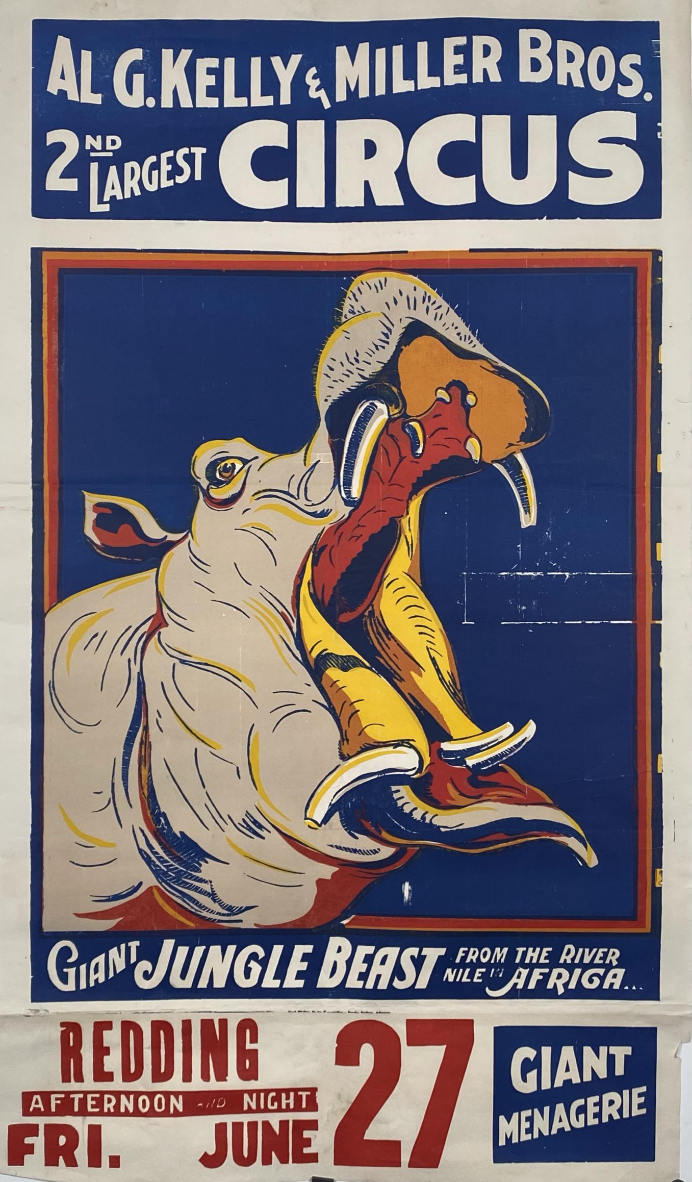 KELLY MILLER BROS. CIRCUS POSTER (1 of 1)