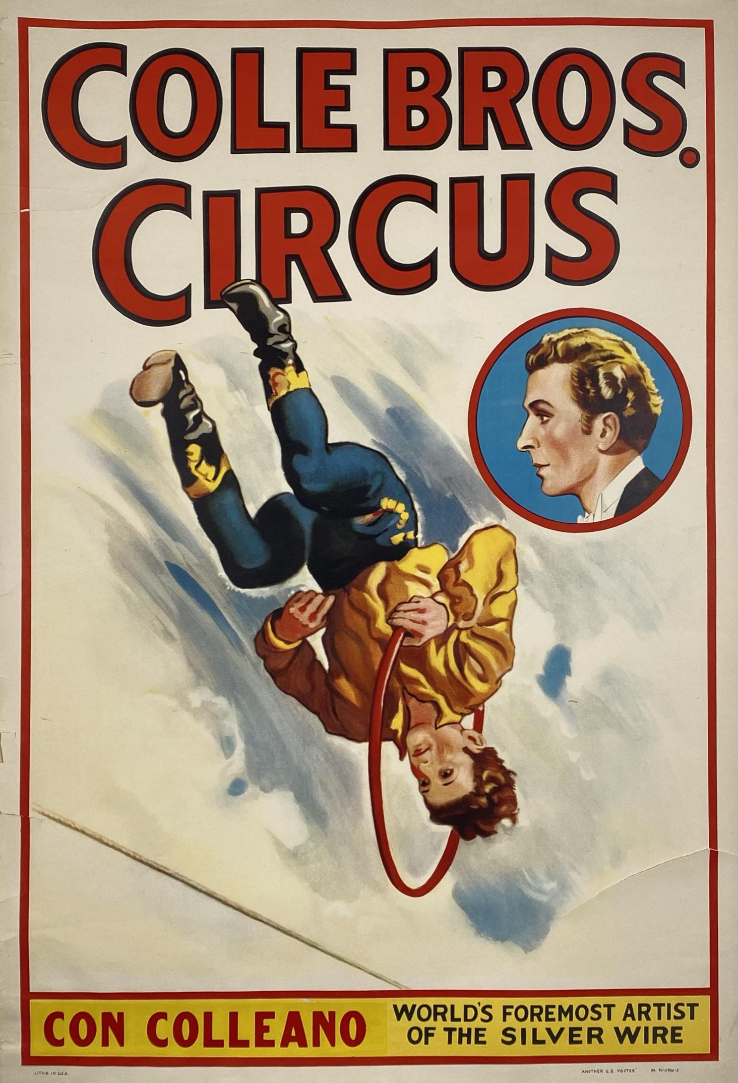 COLE BROS. CIRCUS POSTER (1 of 1)