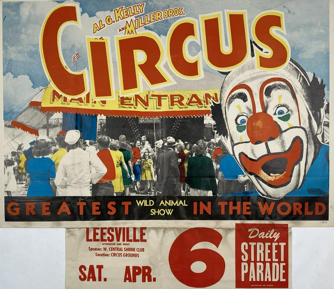 KELLY MILLER BROS. CIRCUS POSTER (1 of 1)