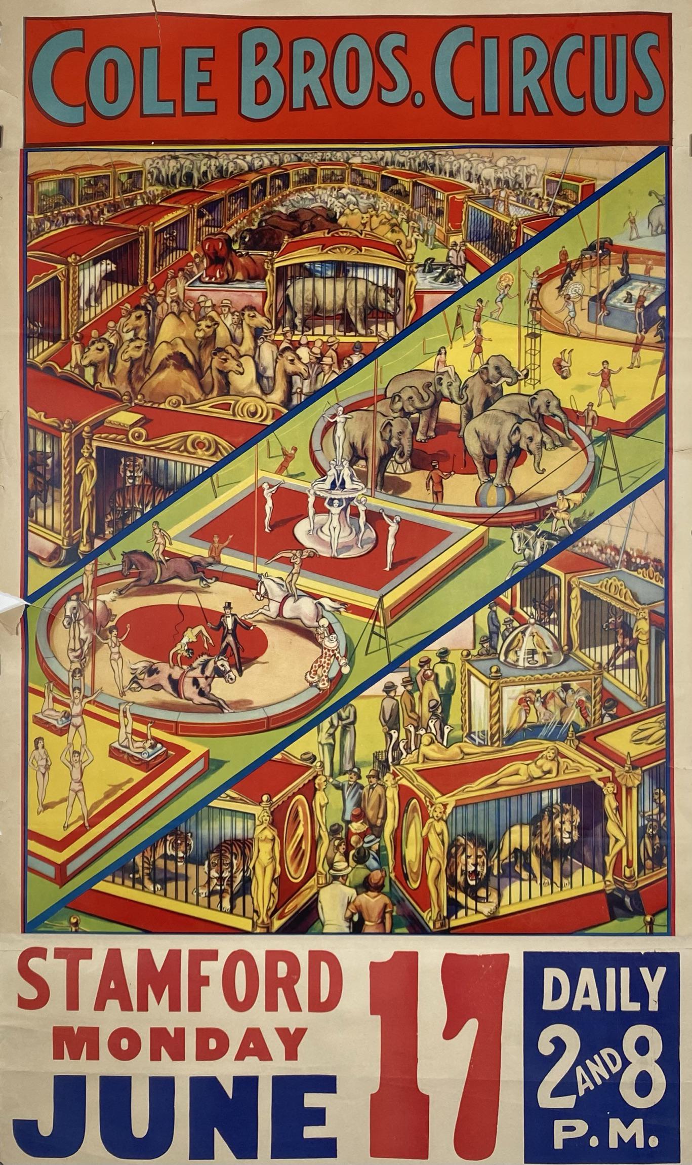 COLE BROS. CIRCUS POSTER (1 of 1)