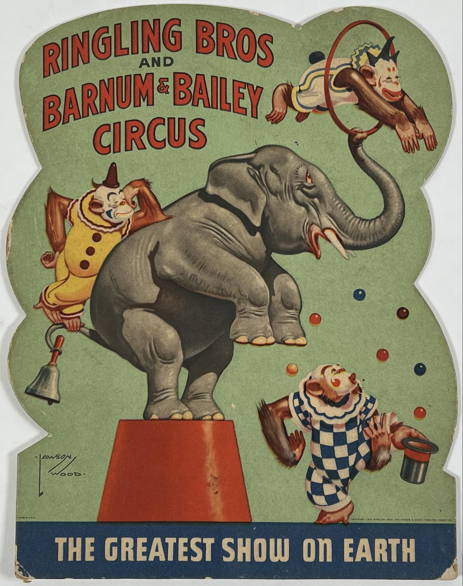 RINGLING BROS. BARNUM BAILEY COUNTER CARD (1 of 1)