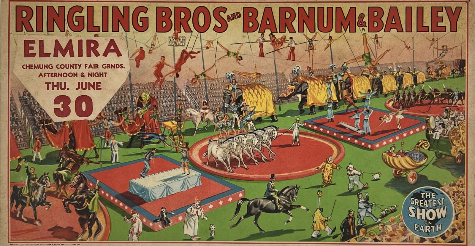 RINGLING BROS. BARNUM BAILEY COUNTER CARD (1 of 1)