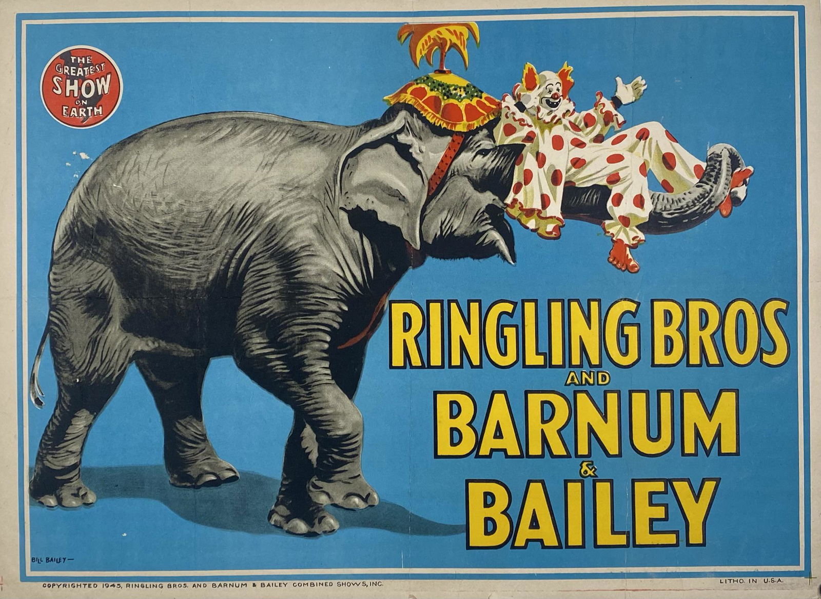 Ringling Calendar 2022 Ringling Bros. And Barnum & Bailey Circus Poster (#0628) On Feb 12, 2022 |  Freedom Auction Company In Fl