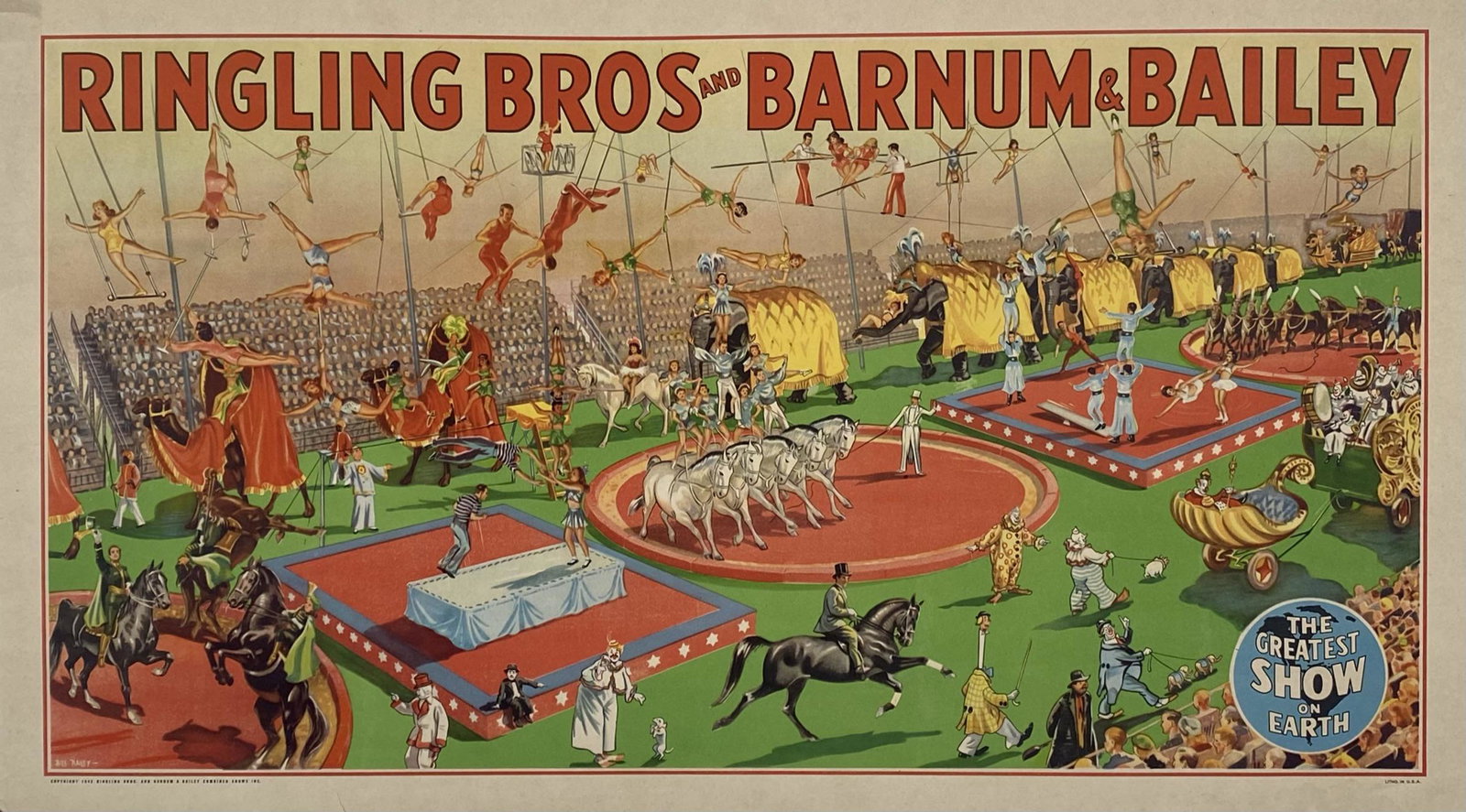 RINGLING BROS. AND BARNUM & BAILEY CIRCUS POSTER (1 of 1)