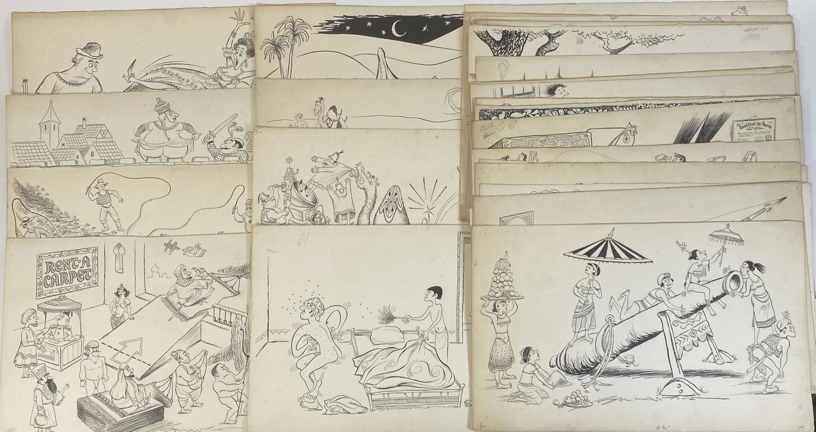 BILL BALLANTINE ORIGINAL DRAWINGS (1 of 1)