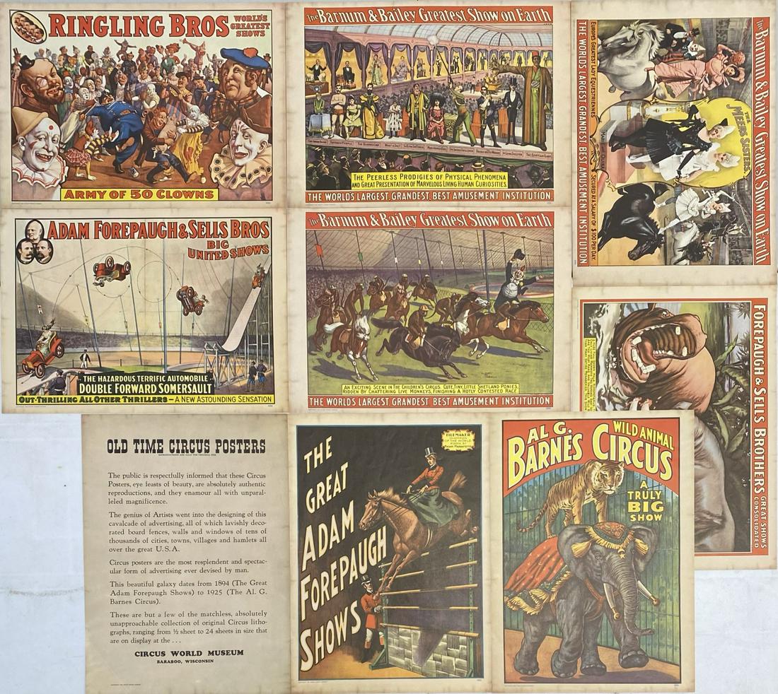 1960 CIRCUS WORLD MUSEUM POSTERS (1 of 1)