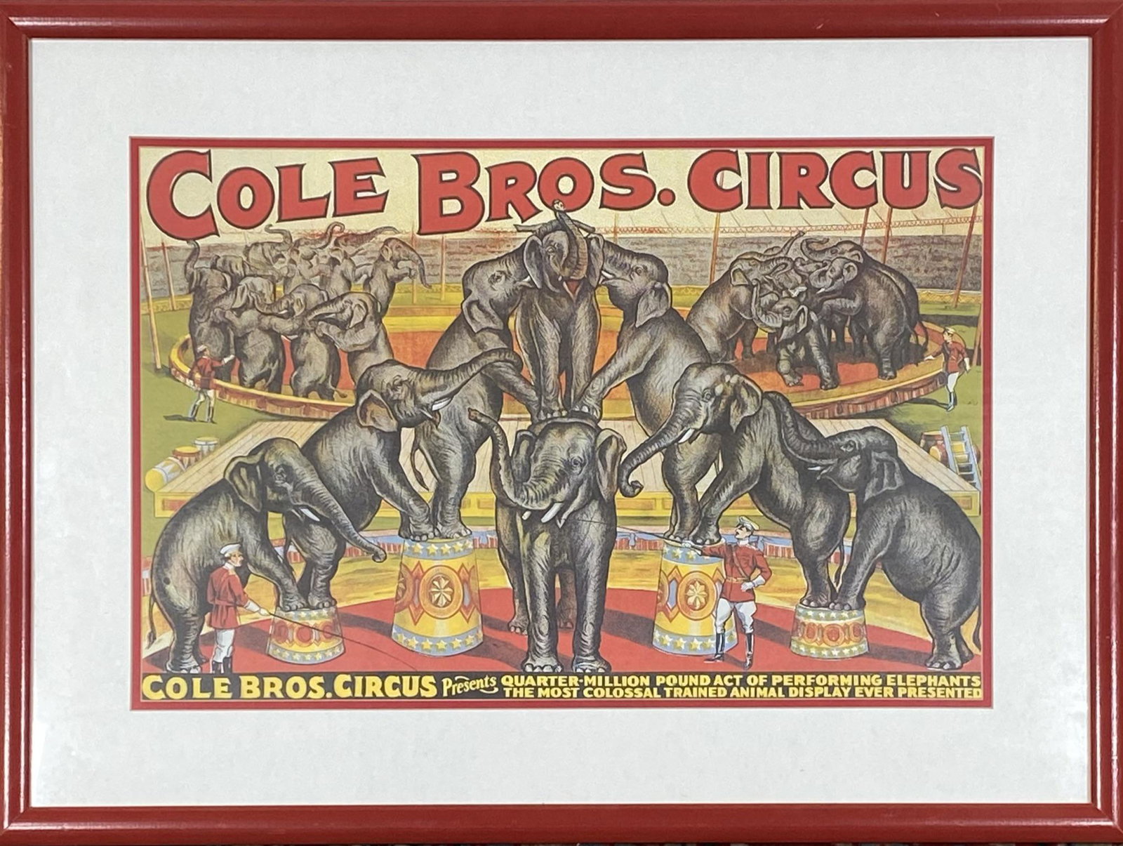 COLE BROS. CIRCUS POSTER (1 of 1)