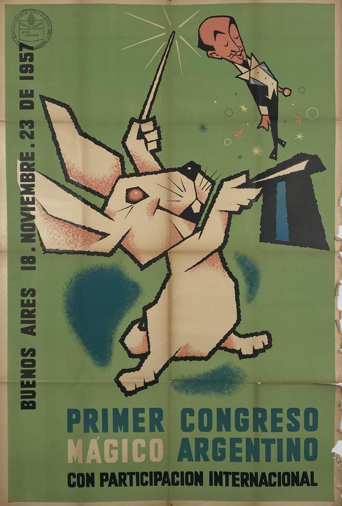 ARGENTINA - INTERNATIONAL MAGIC SHOW POSTER (1 of 1)