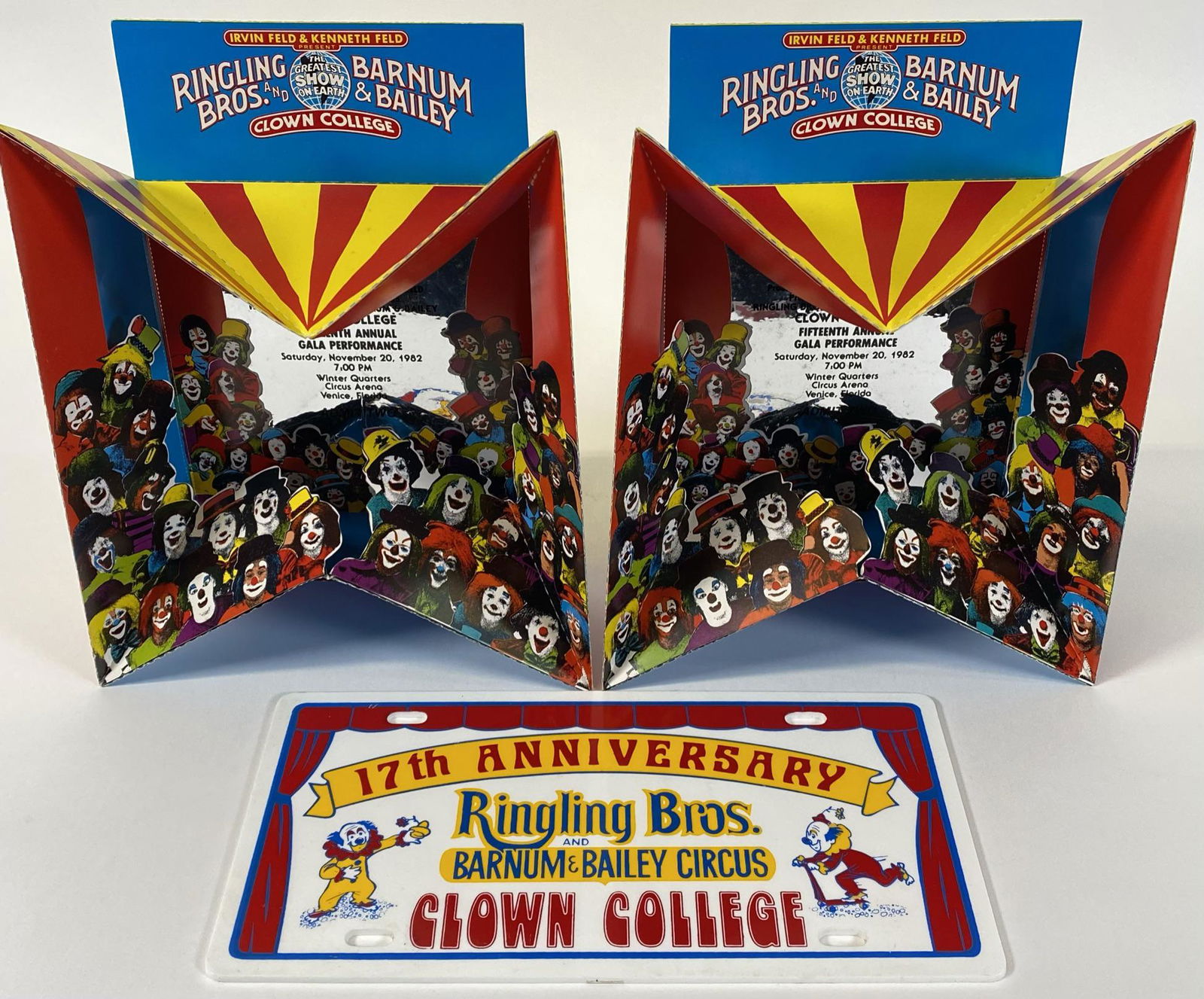 RBBB CLOWN COLLEGE MEMORABILIA (1 of 2)