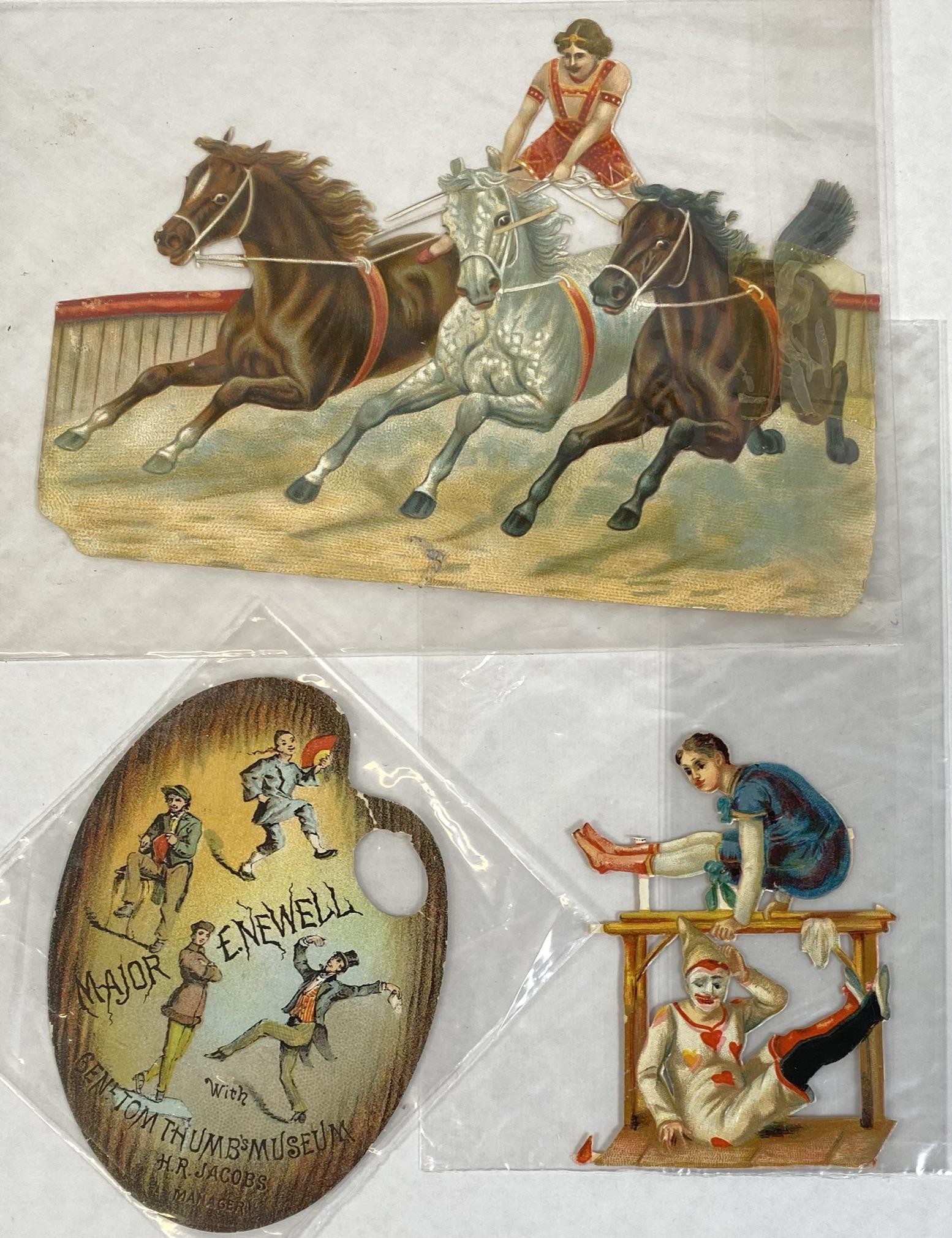 ANTIQUE DIE-CUT CIRCUS PAPER (1 of 1)