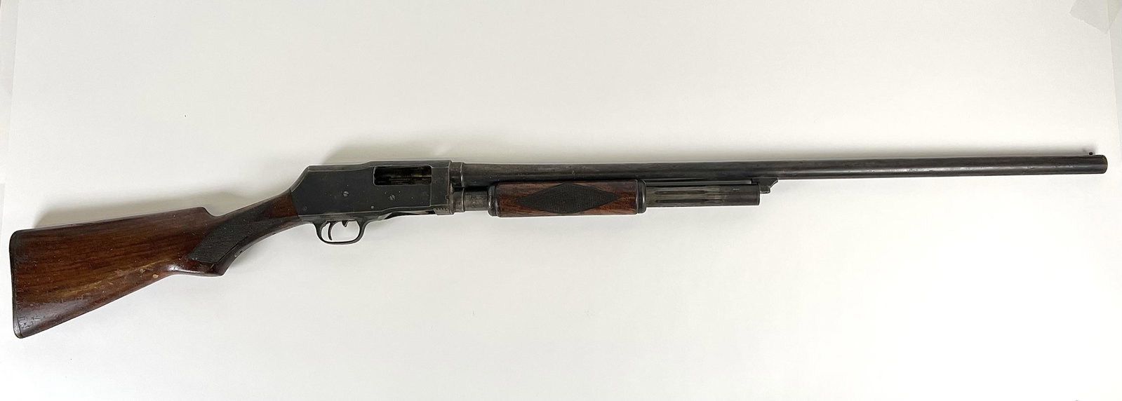 WESTERN FIELD MODEL 30 SHOTGUN: PUMP ACTION, 12 GAUGE. MUST SHIP TO FFL, DOMESTIC SHIPPING ONLY, NO SHIPPING TO NEW YORK OR CALIFORNIA.