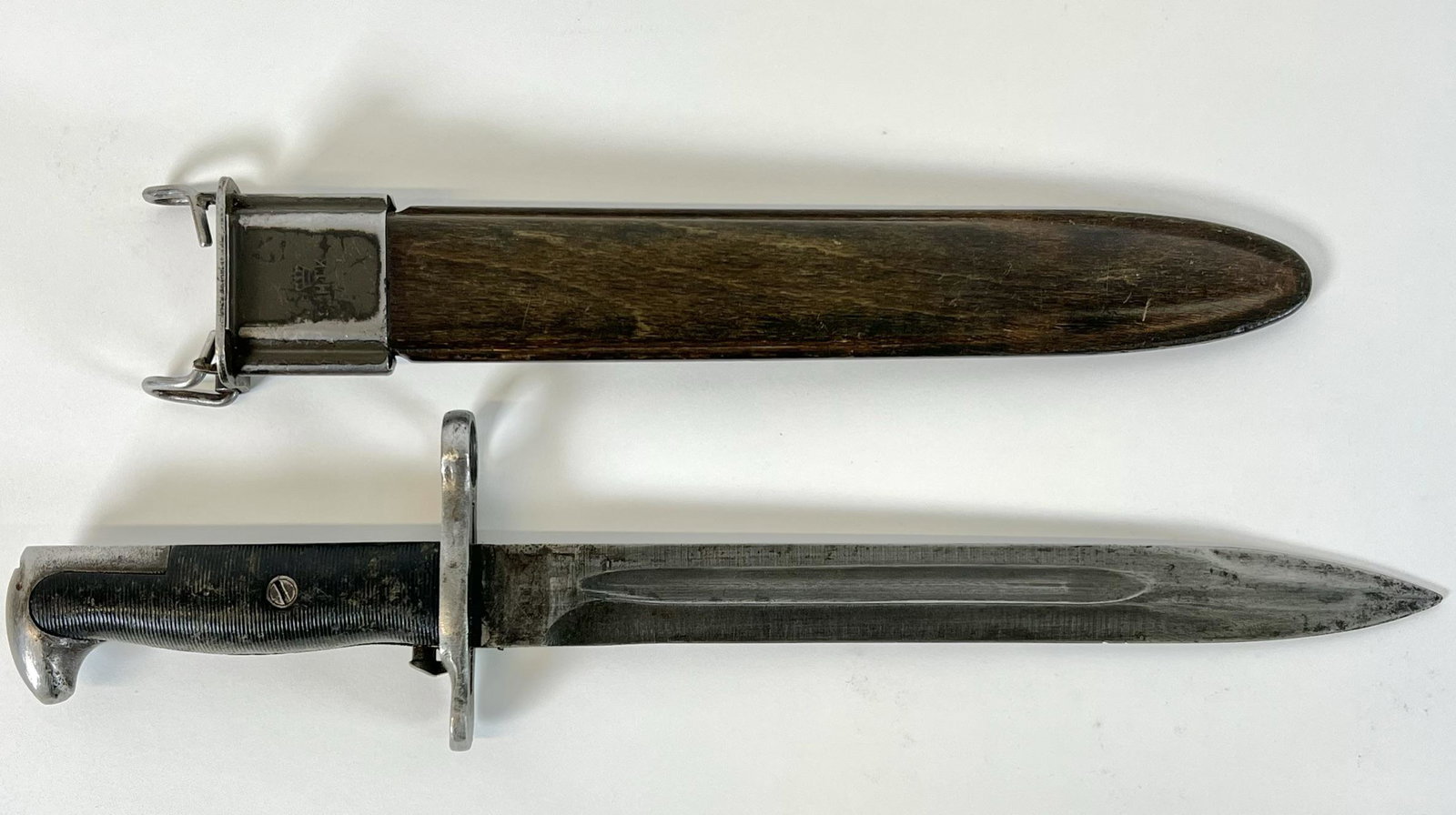 U.S. M1 GARAND BAYONET: WITH SCABBARD, AFH - U5