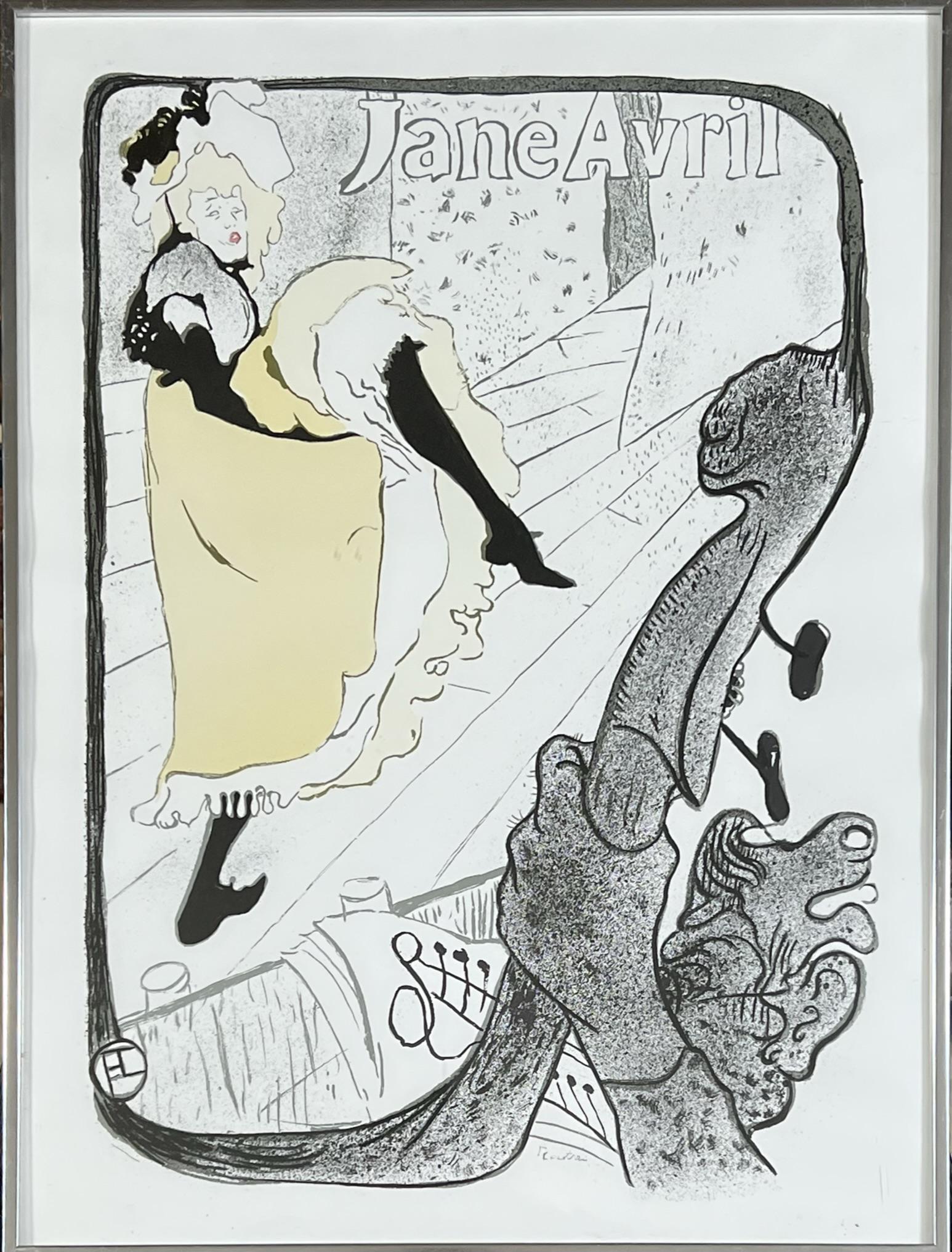 HENRI DE TOULOUSE-LAUTRECT PRINT: FRAMED, 18"X24"