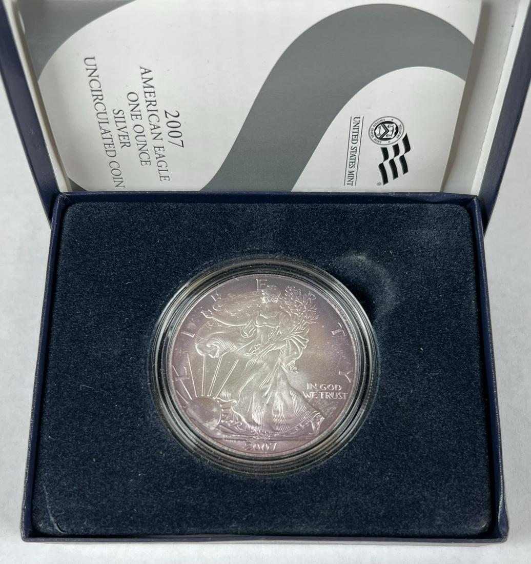 2007-W AMERICAN SILVER EAGLE (1 of 1)