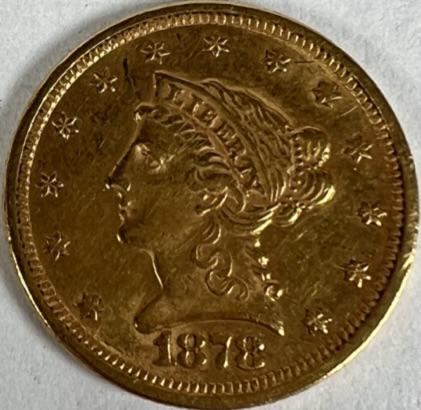 1878 U.S. $2.5 LIBERTY GOLD COIN (1 of 1)