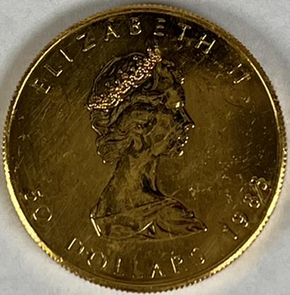1983 CANADIAN MAPLE LEAF GOLD - ONE OUNCE (1 of 1)