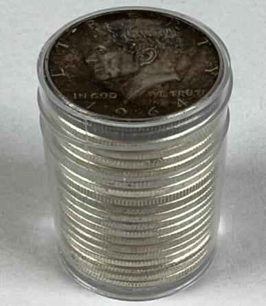 1964 KENNEDY HALF DOLLAR ROLL (1 of 1)