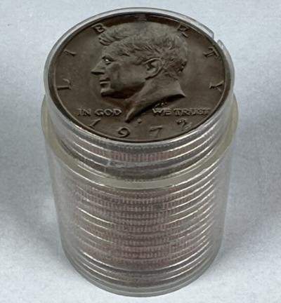 1972-D KENNEDY HALF DOLLAR ROLL - UNCIRCULATED (1 of 1)