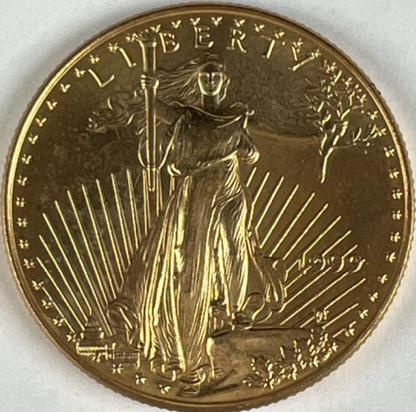 1999 AMERICAN EAGLE $25 GOLD COIN (1 of 2)