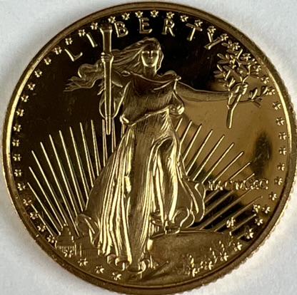 1990 AMERICAN EAGLE $10 GOLD COIN (1 of 2)