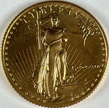 1986 AMERICAN EAGLE $10 GOLD COIN (1 of 2)