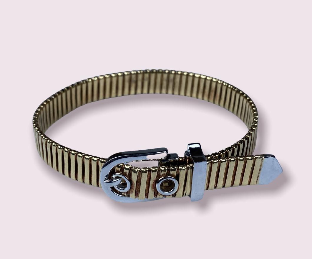 14K GOLD BELT BRACELET (1 of 1)
